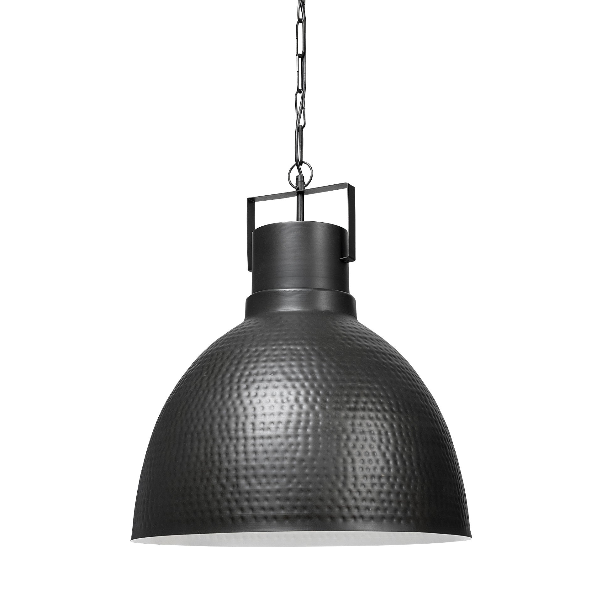 Black Lantern Metal Dimmable Ceiling Light With Black Shades