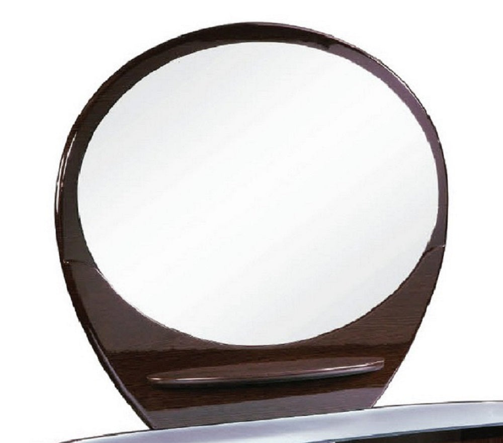 Brown Rectangle Dresser Mirror