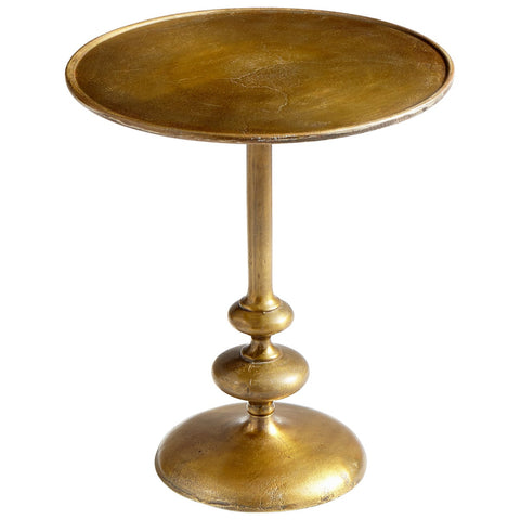 Antique Brass Tote Side Table