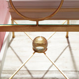 Gold Leaf Auric Orbit Table