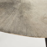 Raw Nickel And Bronze Triata Side Table