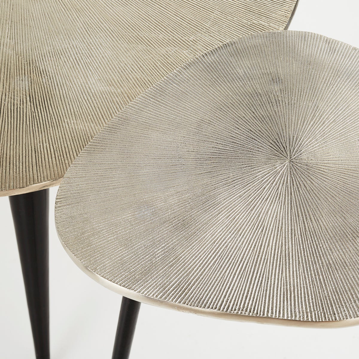 Raw Nickel And Bronze Triata Side Table