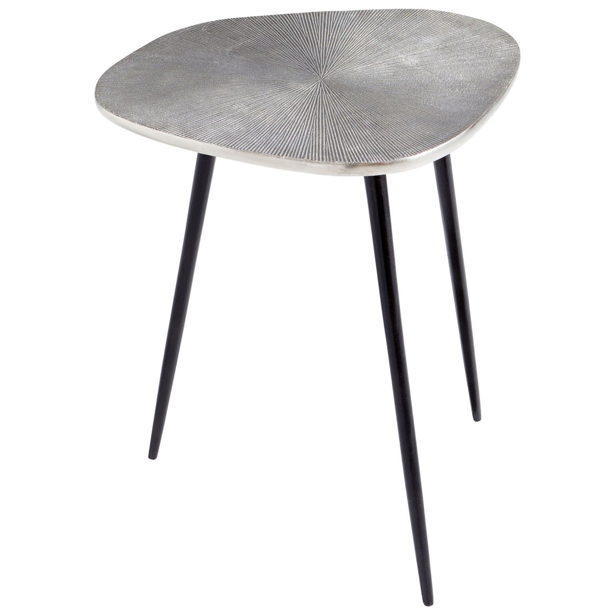 Raw Nickel And Bronze Triata Side Table