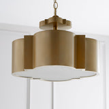 Aged Brass Wyatt Dual Mount 3-Light