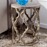 Weathered Pine Sirah Side Table