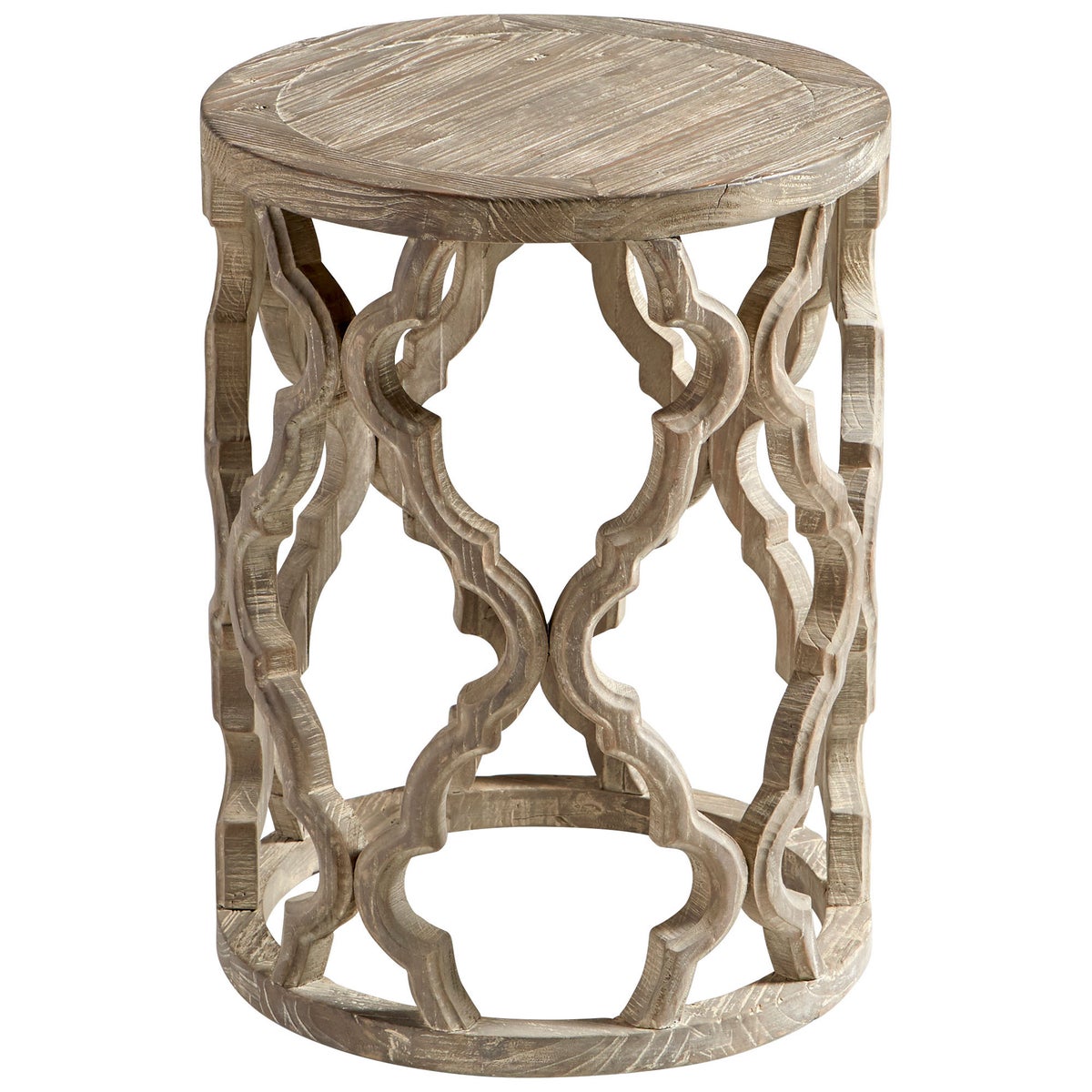 Weathered Pine Sirah Side Table