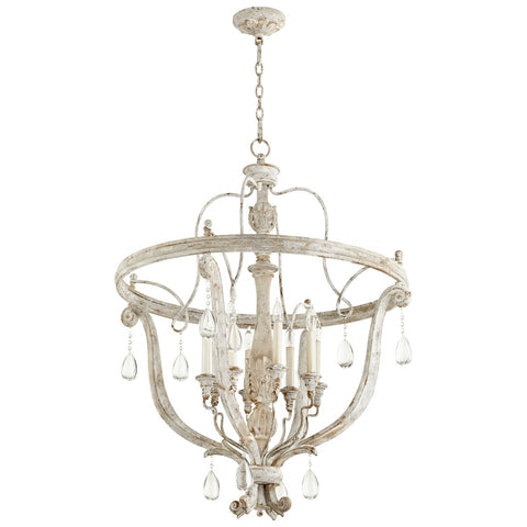 Weathered Grey Bayou Chandelier