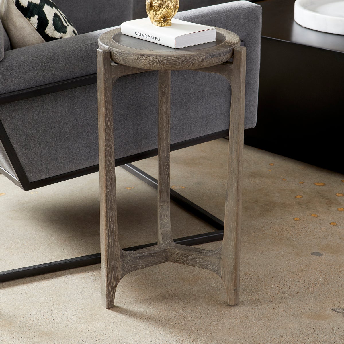 Weathered Oak Sequoia Side Table