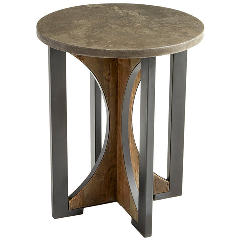Bronze And Dark Elm Savannah Side Table