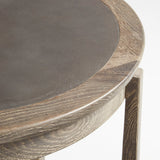 Weathered Oak Ostia Side Table