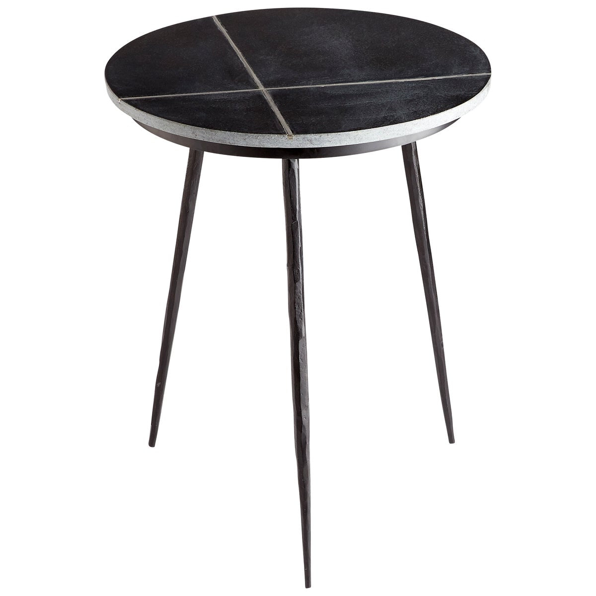 Black Sombrilla Side Table