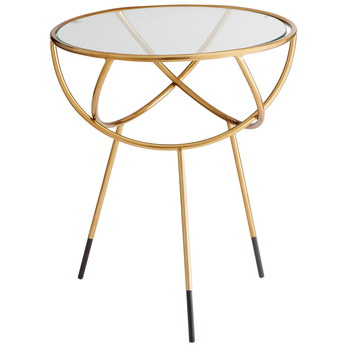 Gold Gyroscope Side Table