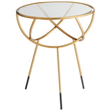 Gold Gyroscope Side Table