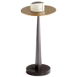 Aged Brass And Black Beauvais Side Table