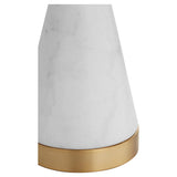 White Solid Snow Table Lamp