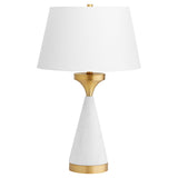 White Solid Snow Table Lamp