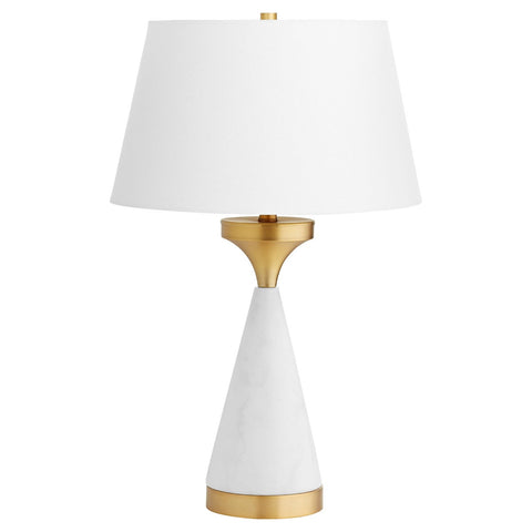 White Solid Snow Table Lamp