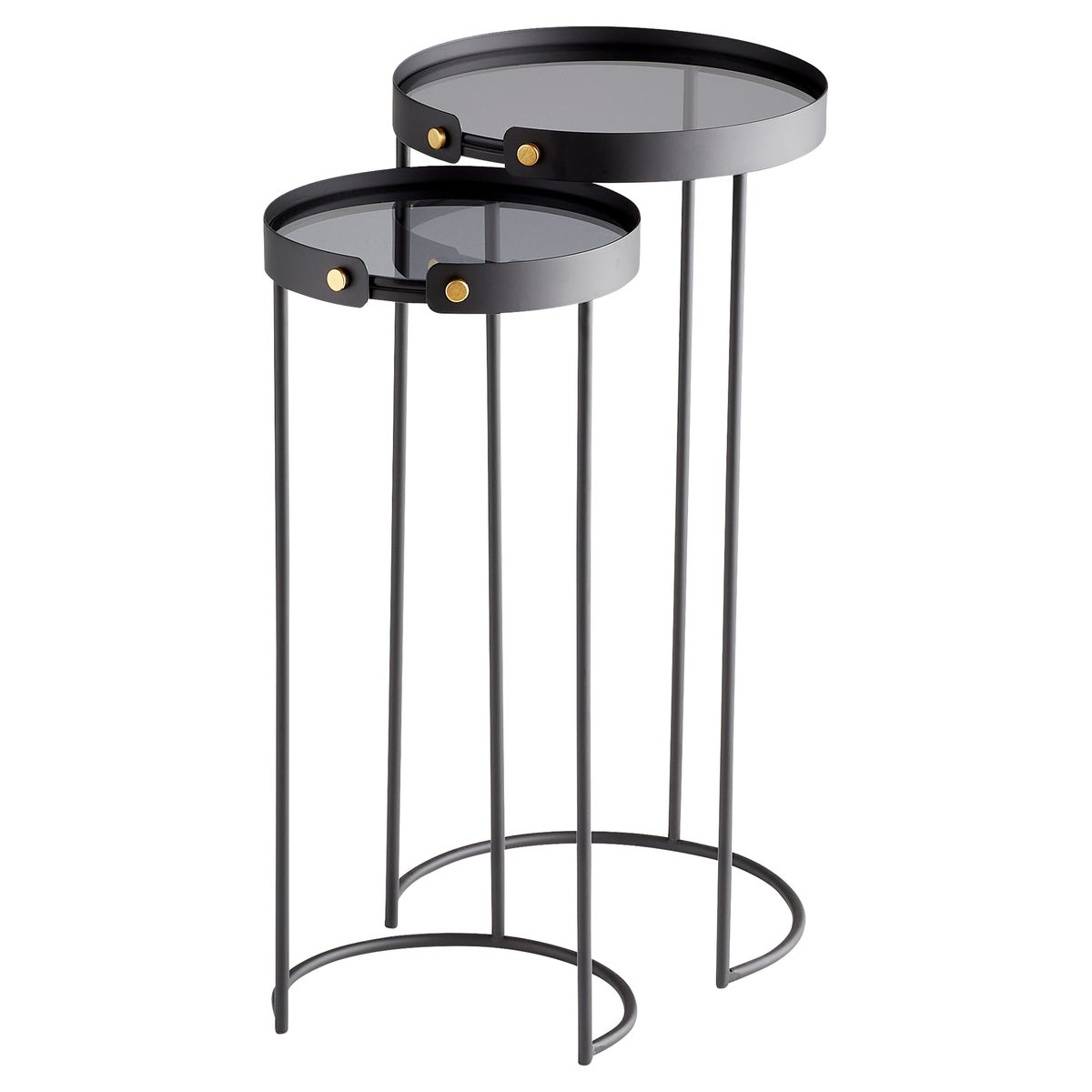 Graphite Tall Bow Tie Tables