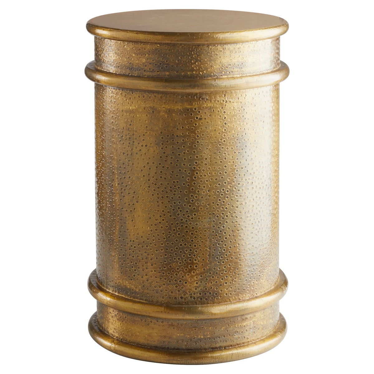 Brass Gavel Accent Table Designed by J. Kent Martin