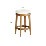 Walnut Finish Archon Counter Stool