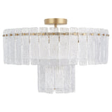 Aged Brass OTHELLO 7-Light Ceiling Mount