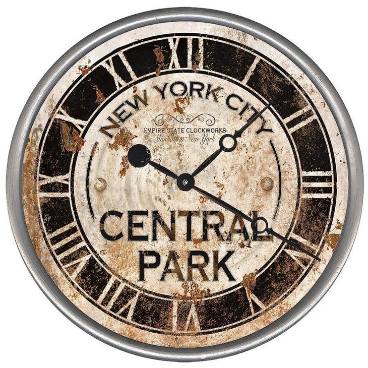 15" Vintage NYC Central Park Wall Clock