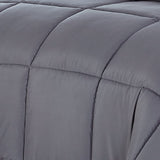 Dark Gray Medium Warmth Down Alternative Comforter King California King