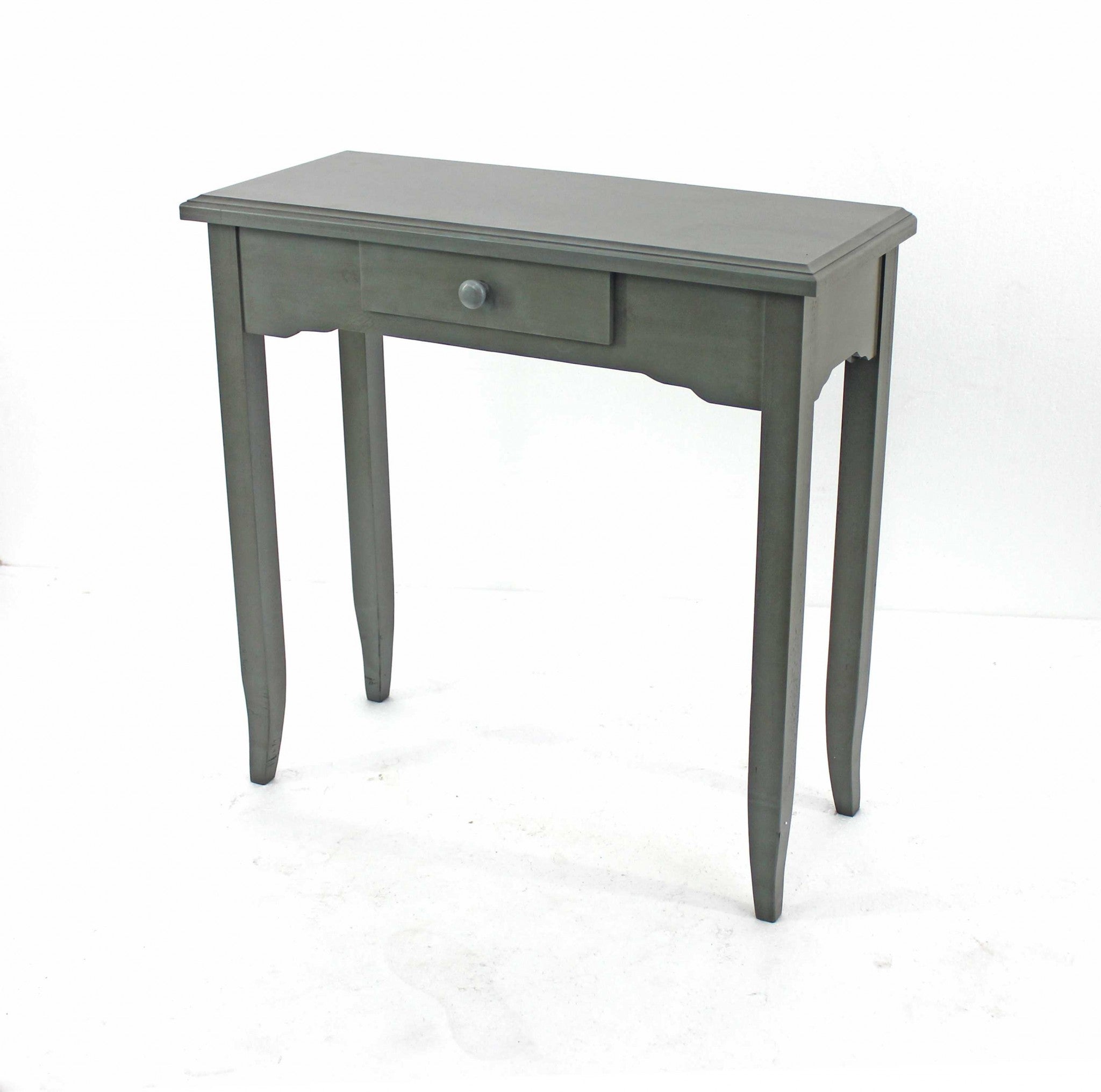 Gray 1 Drawer Minimalist - Console Table