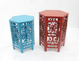 16" Red End Tables Set