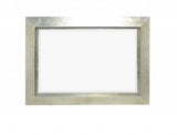 Silver Rectangle Accent Metal Mirror