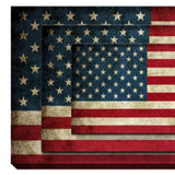 Set Of Four American Flag Print Wall Art