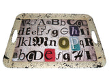 1 X 20 X 15 Multi Color Metal  Inspiration Tray