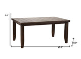 42" Espresso Dining Table