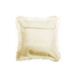 18" Gray Sheepskin Throw Pillow