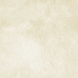 18" Gray Sheepskin Throw Pillow