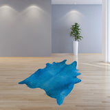 72" X 84" Orange Cowhide - Rug