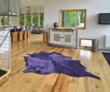 72" X 84" Orange Cowhide - Rug