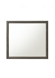 35" Rectangle Wall Mounted Accent Mirror With Frame