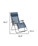 30" Gray Zero Gravity Chair