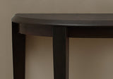 33" Dark Brown End Table With Shelf