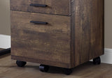 25.25" Particle Board And Mdf Filing Cabinet With 3 Drawers