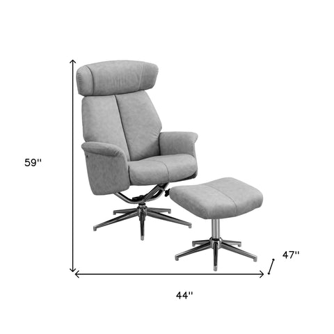 Gray Fabric Tufted Seat Swivel Adjustable Task Chair Fabric Back Steel Frame