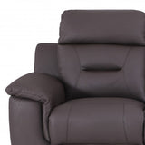 41" Brown Fascinating Leather Reclining Chair