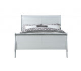 King Silver Sleigh Bed