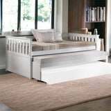 Twin Brown And Gray Bed With Trundle