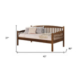 42" X 80" X 37" Antique Oak Wood Daybed