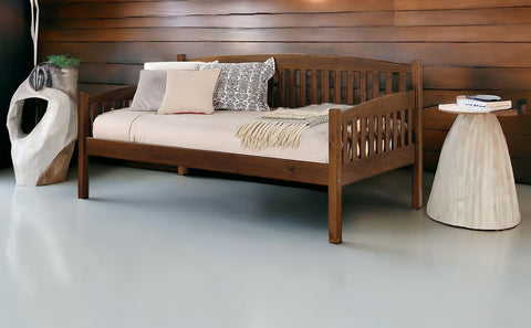 42" X 80" X 37" Antique Oak Wood Daybed