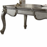 35" Silver Executive Desk