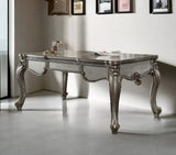 35" Silver Executive Desk