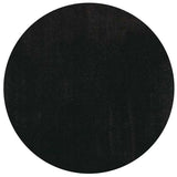 8' Espresso Brown Round Indoor Shag Rug